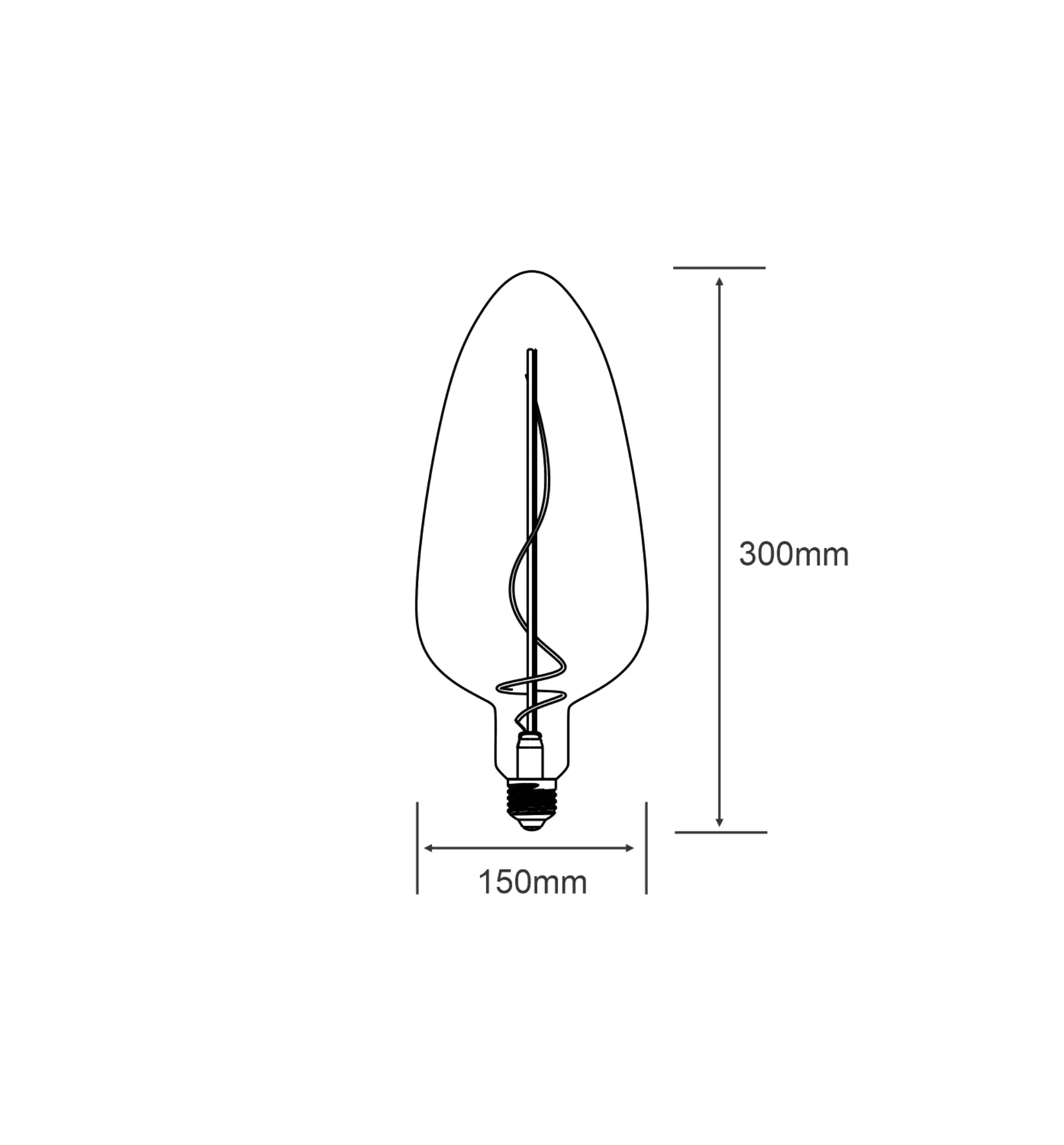 Classic Style LED Type G E27 Dimmable 4W 2100K 120lm 4300141  Luxram Classic Style